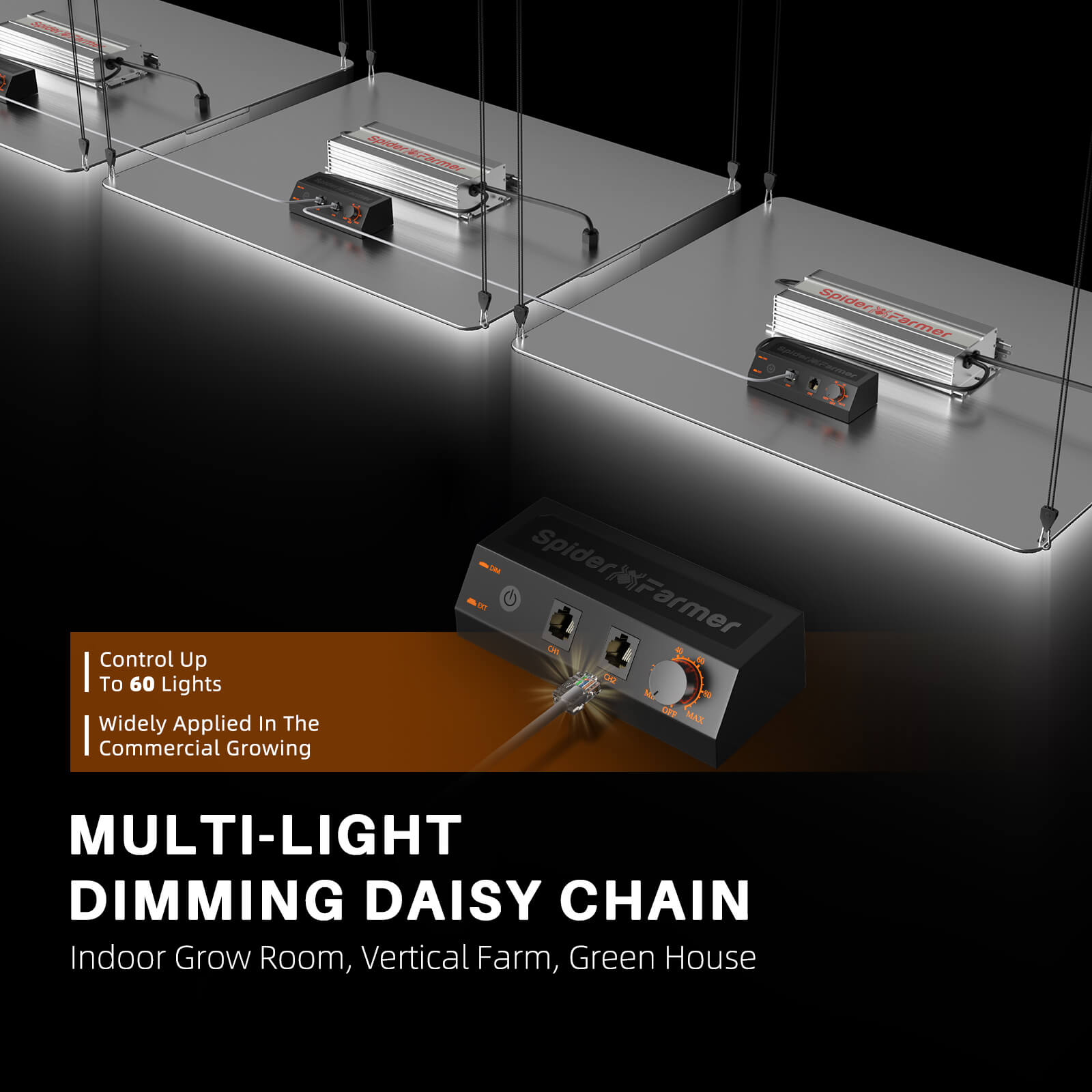 New Version SF4000 LED Grow Light Spider Farmer Official