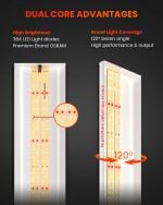 Spider Farmer SF600 LED Grow Light - Advanced Chip Design for Plant Growth