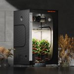 Spider Farmer Grow Tent with Plants and Grow Lights