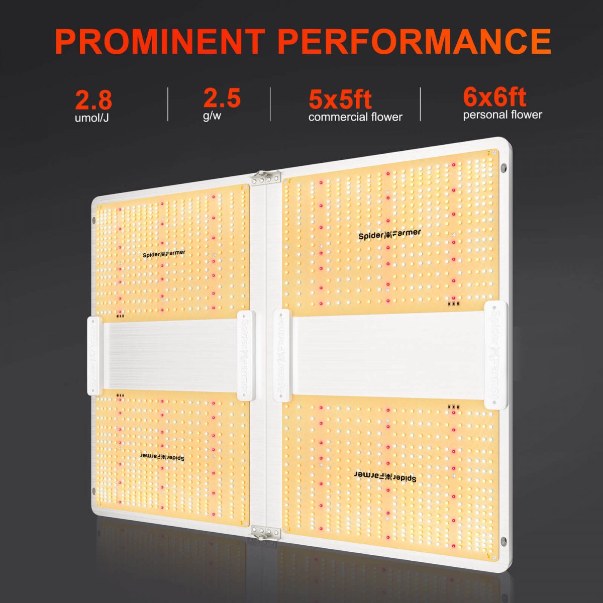Spider Farmer SF7000 650W LED Grow Light with Samsung Diodes - High-Efficiency Lighting for Indoor Plant Growth