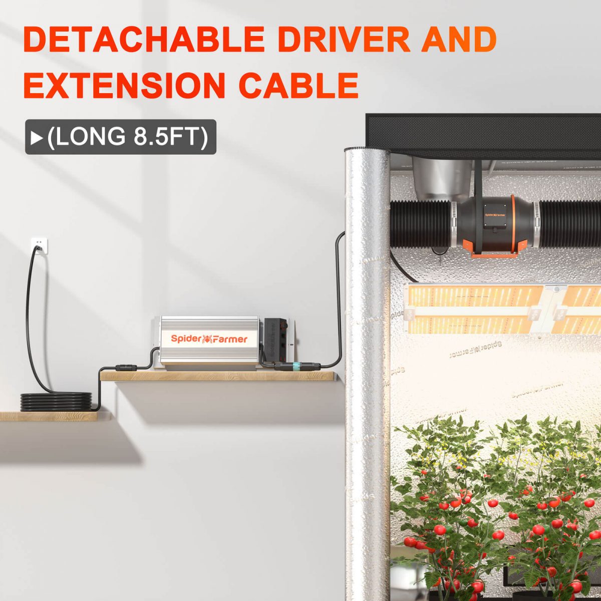 Spider Farmer SF7000 LED Grow Light Driver - Efficient Power Supply for Optimal Indoor Plant Growth