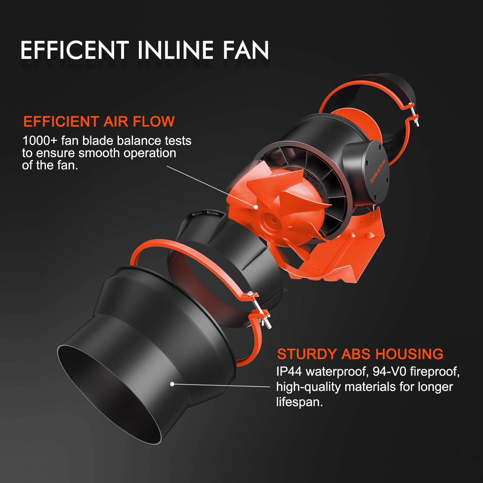 Feature of Inline fan