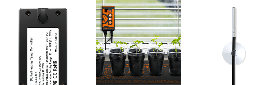 Spider Farmer® seedling heat mat 10" X 20.75" applications