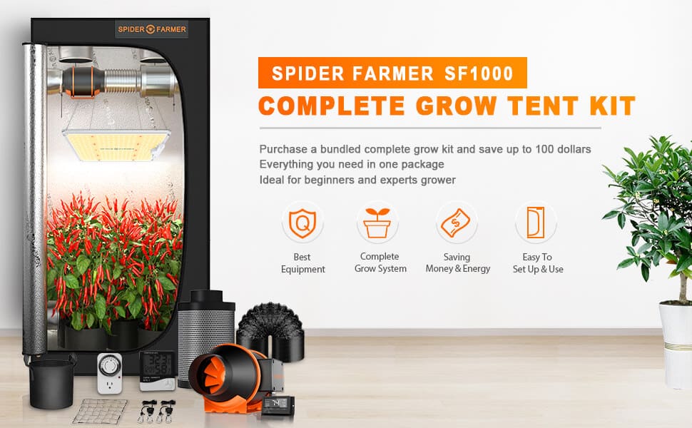 spider farmer 2x2 grow tent kits