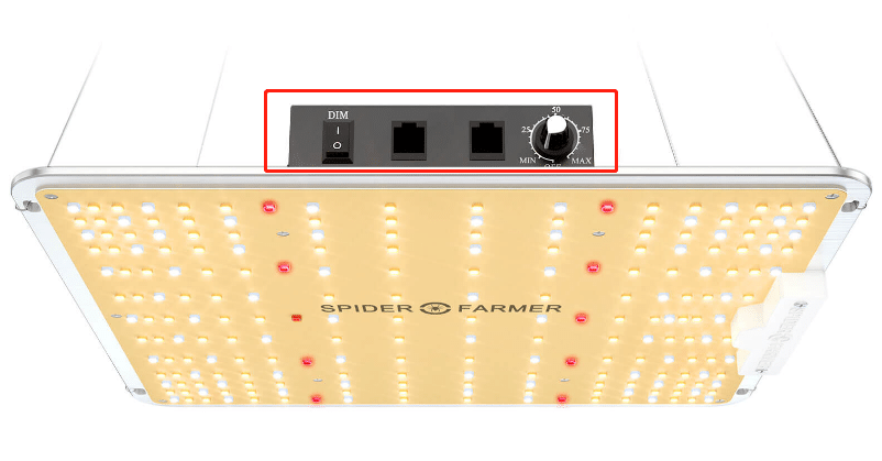 Spider Farmer dimmer knob