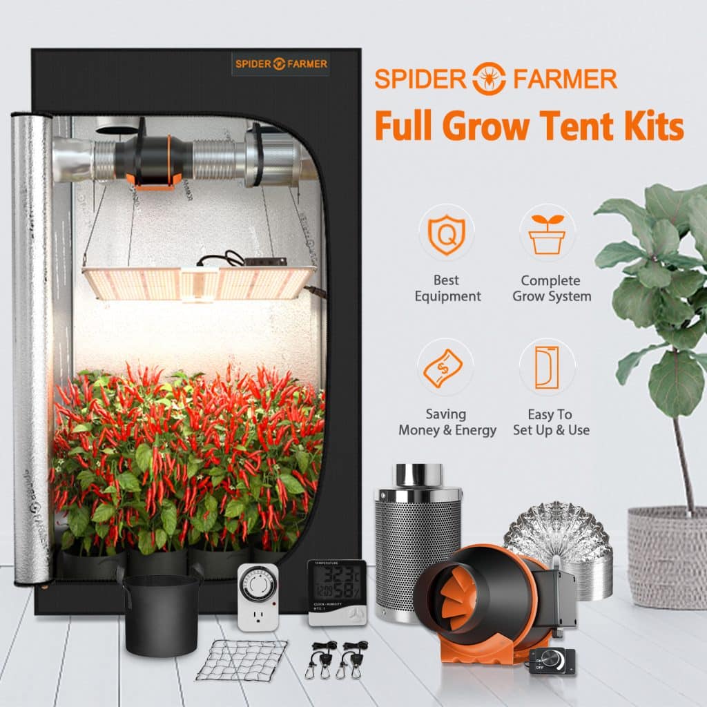 Spider Farmer grow tent kit