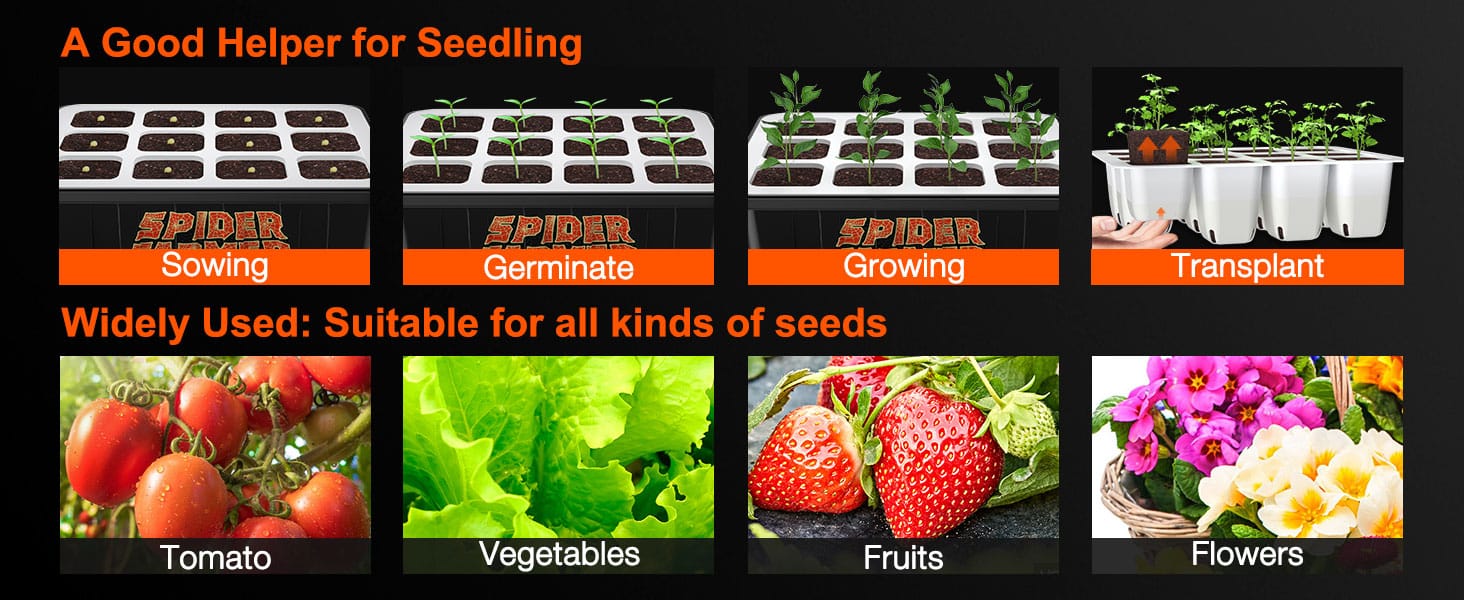 Spider Farmer? seed starting trays widely used starter trays