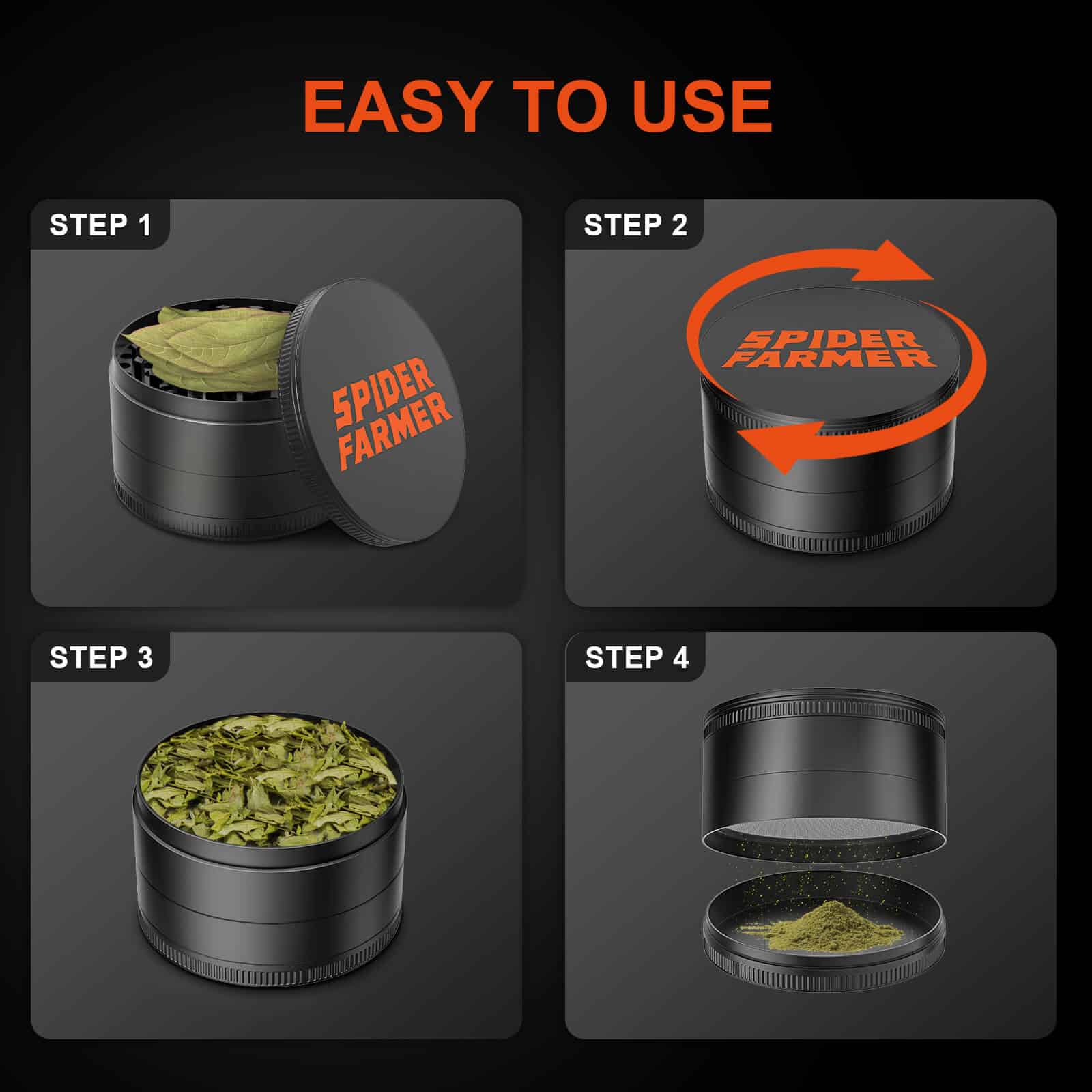 how to use a grinder for weed