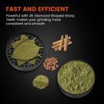 Spider Farmer Herb Grinder - Stainless Steel Grinder with Pollen Catcher
