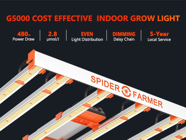 Spider Famrer G5000 cost-effective full spectrum led grow light-m-1