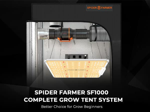 Spider Farmer 2X2 Complete Grow Tent Kits with Speed Controller-M-A4