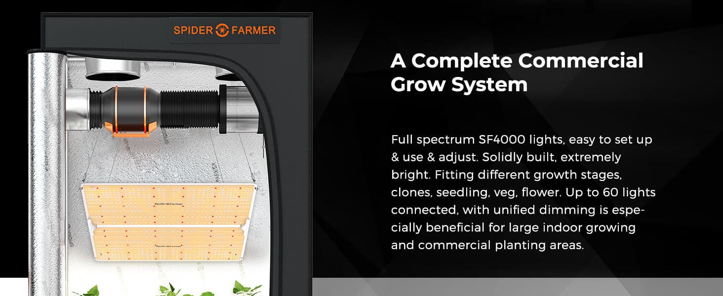 Spider Farmer SF4000 450W Led Grow Light 02