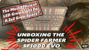 Spider Farmer SF1000 EVO LED Grow Light Unboxing!