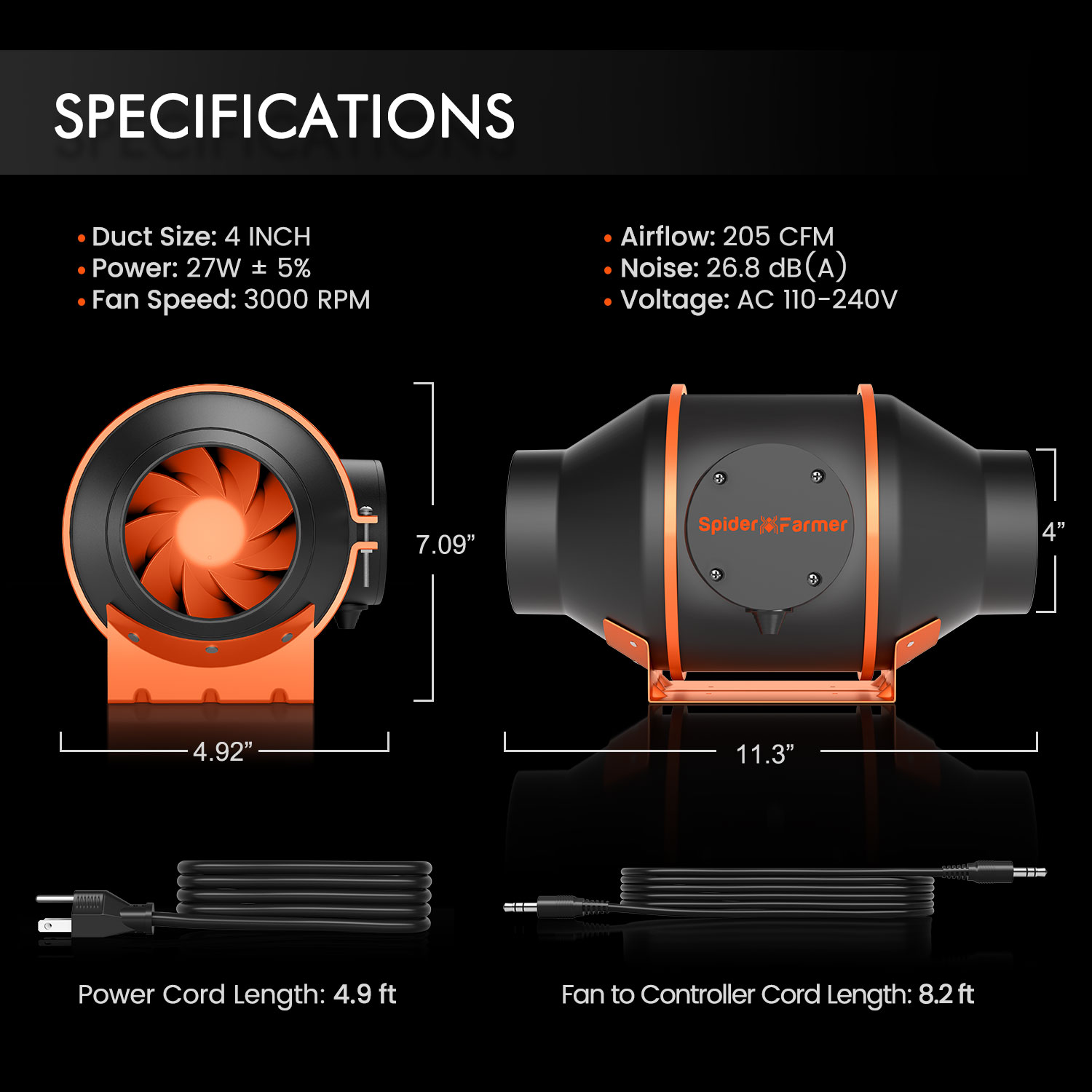 AC Infinity Cloudline S4  The Inline Fan for your Grow 