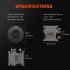 Comprehensive specifications of a 6-inch carbon filter, showcasing size, material quality, and air filtration efficiency for indoor gardening