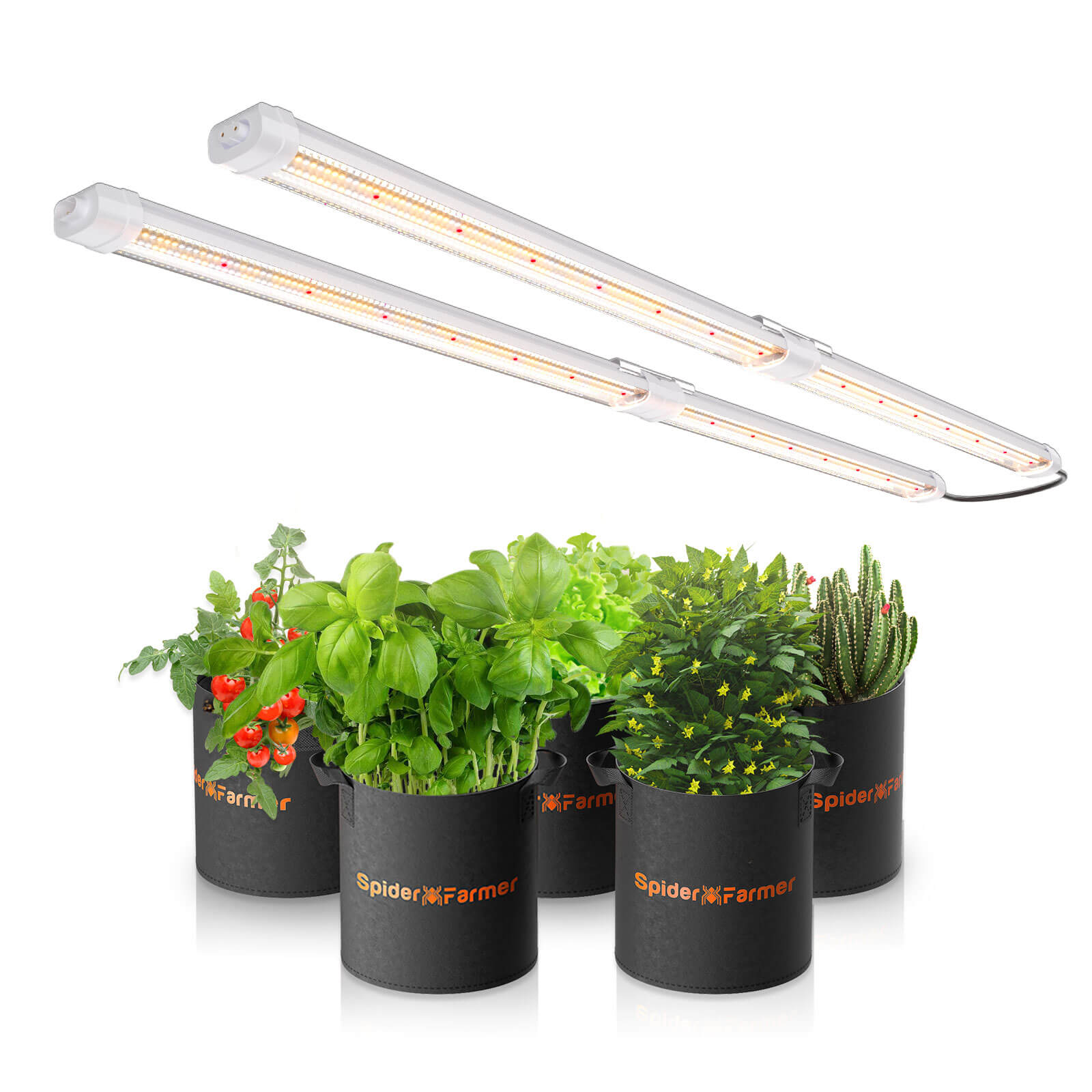 LED Grow Light Strip Kit with Full Spectrum LEDs, 36W IP65 Waterproof  Dimmable LED Plant Grow Light Bar for Germination, Growth and Flowering