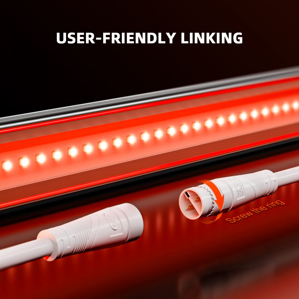 Spider Farmer Supplemental Deep Red 660nm LED Light Bar Set for Plant Growth.