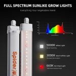 Glow30 full spectrum supplemental LED grow light bars, designed to enhance indoor plant growth and flowering with optimal light spectrum.