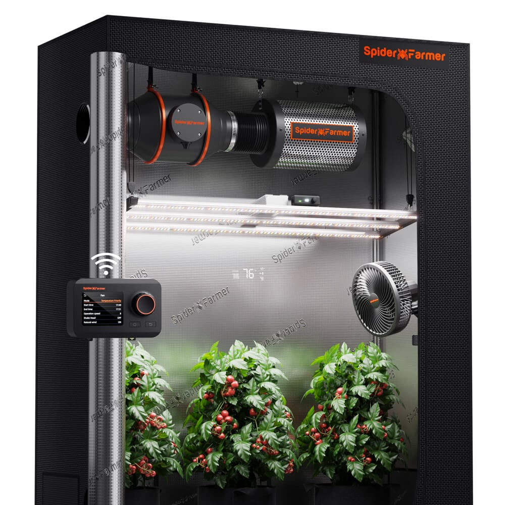 SE4500-LED+70x140x200cm-Tent+4-Inch-Inline-Fan-Kits+Clip-Fan-RJ12