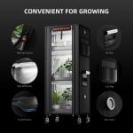 spider farmer plant stand with grow lights 54w 1680D grow tent .