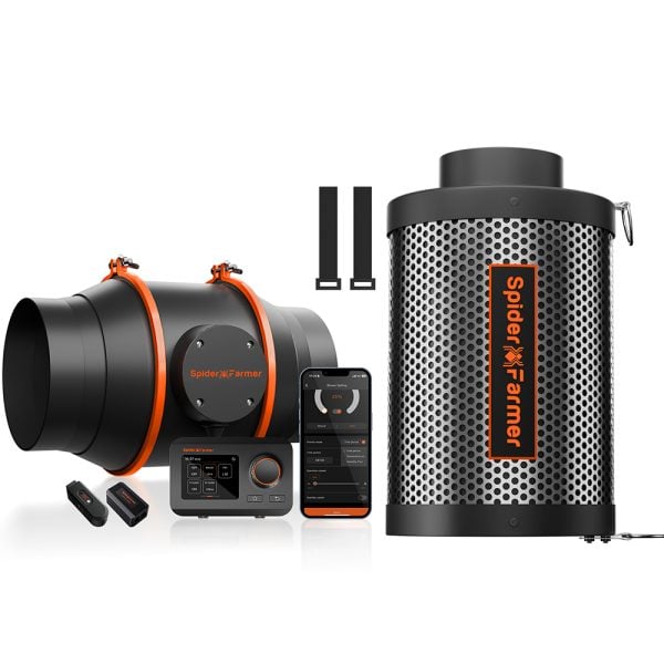 4-Inch-Inline-Fan（GGS-Controller)+4-Inch-Carbon-Filter