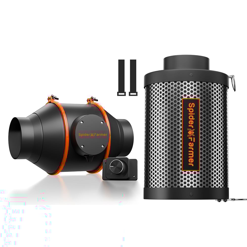 4-Inch-Inline-Fan（RJ12)+4-Inch-Carbon-Filter