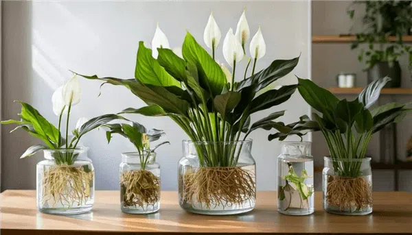 Hydrokultur-Blumen-Friedenslilie