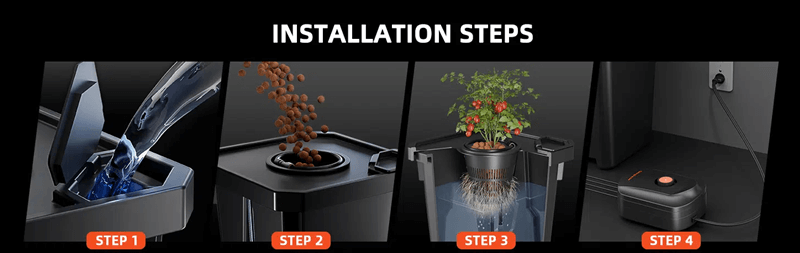 Main Steps to Use Spider Farmer DWC Hydroponic Garden Kit