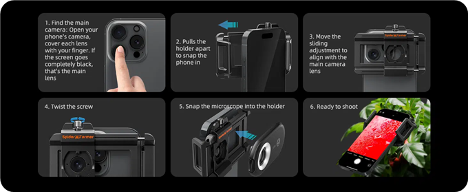 How to Use the Spider Farmer Smartphone Microscope to See Trichomes?